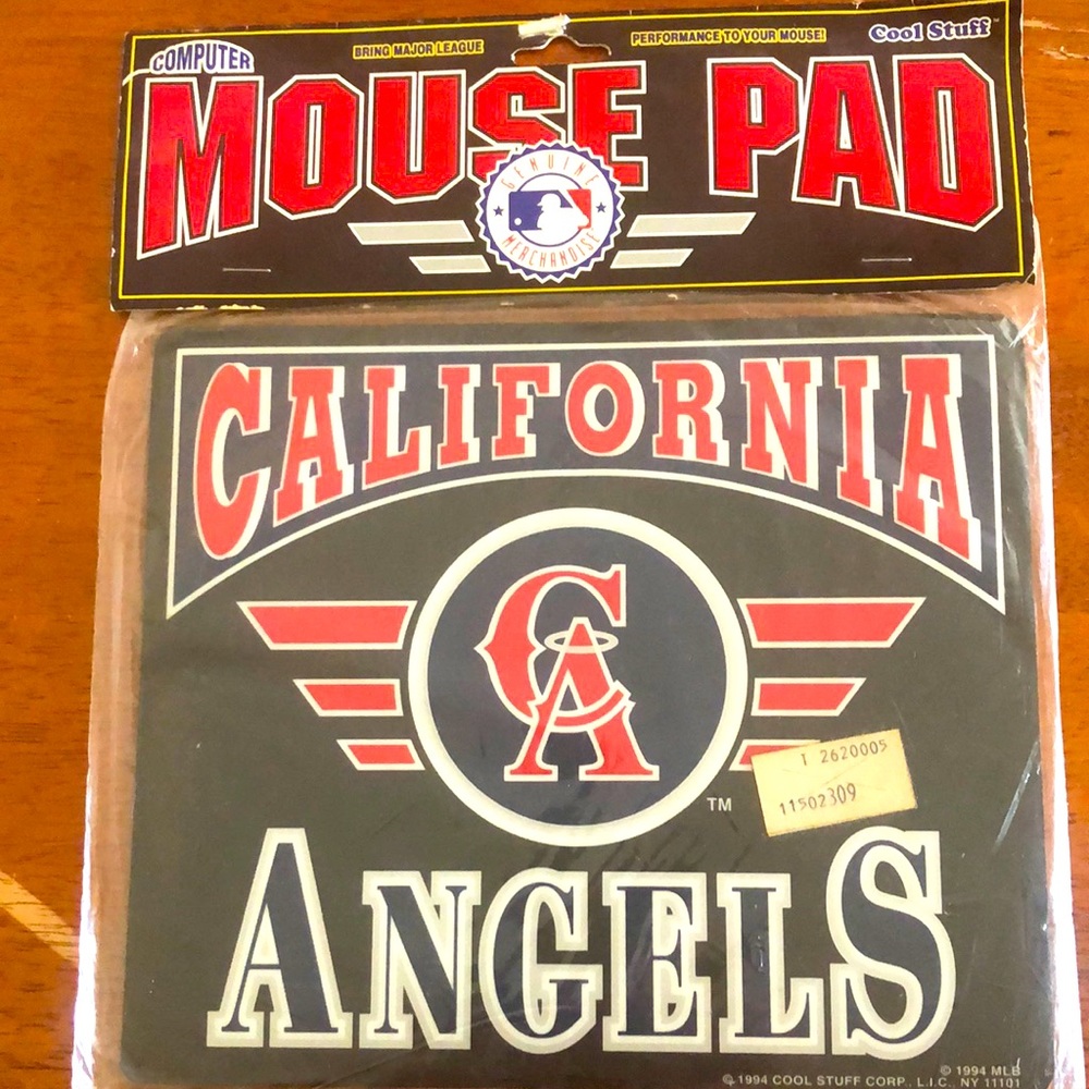Vintage California Angels 9” x 7” mouse pad
